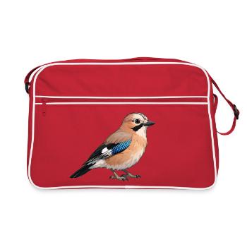 Jay Bird - Retro Bag - red/white - Front