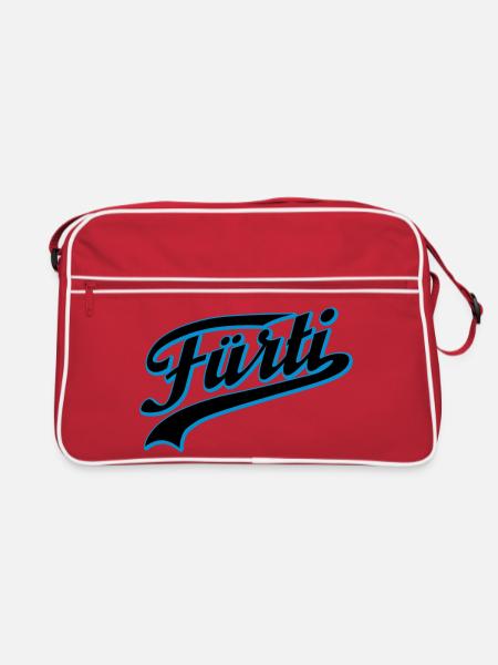 Fürti | Bayern | Verabschiedung | Wiesen | - Retro Bag - red/white - Front