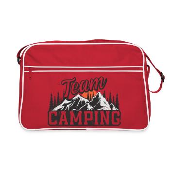 Équipe Camping - Sac Retro - rouge/blanc - Devant