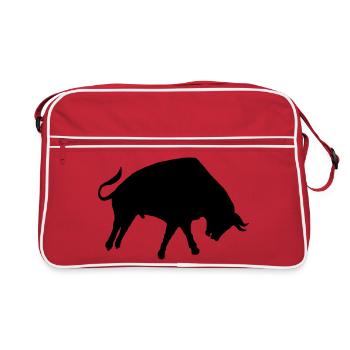 BLACK BULL Kreation Louis RUNEMBERG © Adagp - Retro Tasche - Rot/Weiß - Vorne