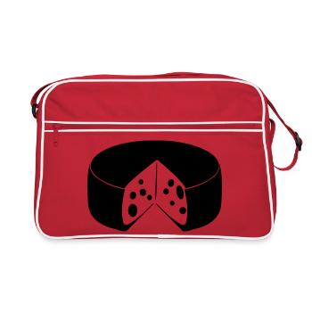 Fromage avec découpe - Sac Retro - rouge/blanc - Devant