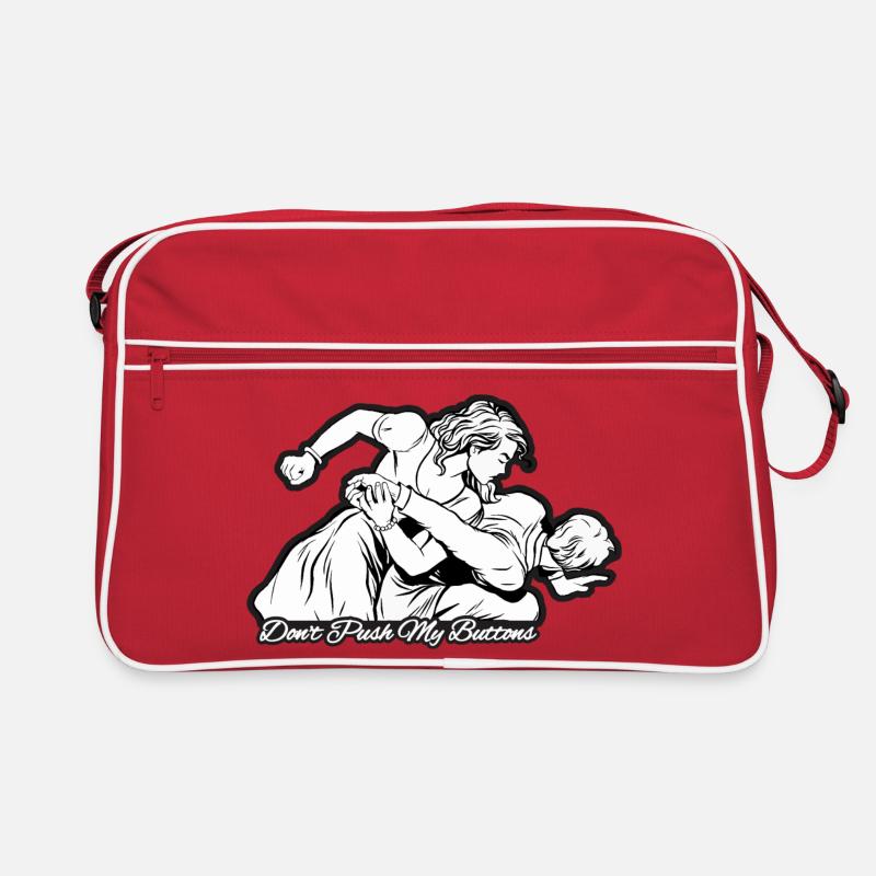 Dont Push My Buttons Retro Bag