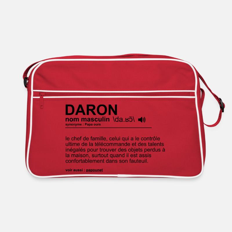 Daron Papa Gift Man Humor Father's Day Retro Bag