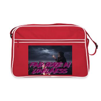 Lonely Peace - Retro Bag - red/white - Front