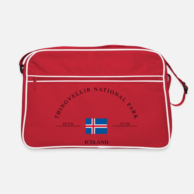 Thingvellir National Park – Souvenir &amp; Gift Retro Bag