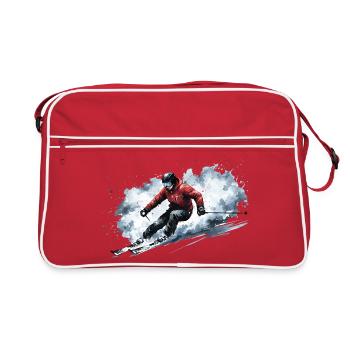 Skieurs Deep Snow Freeride Action - Sac Retro - rouge/blanc - Devant