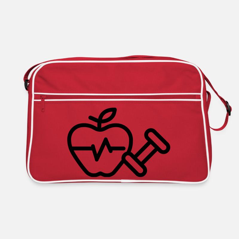 Gesunder Lebensstil Retro Tasche