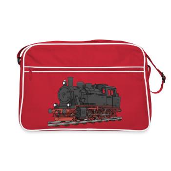 Locomotive Locomotive Chemin de fer - Sac Retro - rouge/blanc - Devant