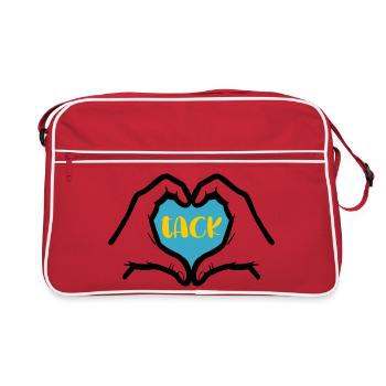 Thanks - Retro Bag - red/white - Front