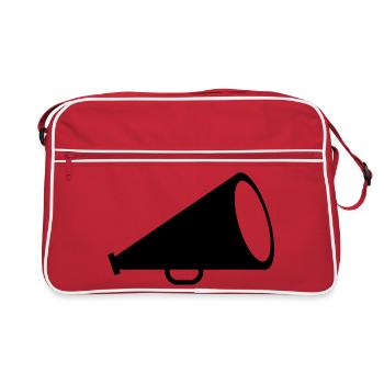 megaphone - Retro Bag - red/white - Front