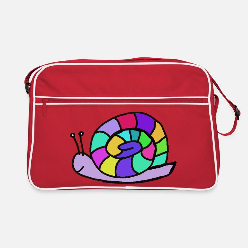 Mosaic Snail Shell Retro Bag