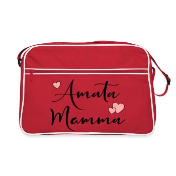 Italy Beloved Mom - Retro Bag - red/white - Front