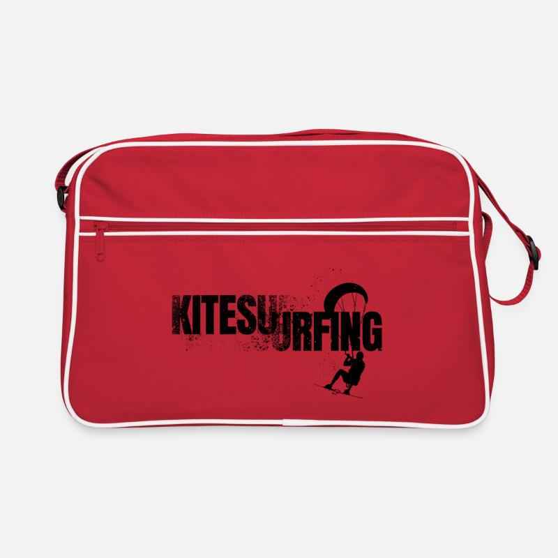 Lettrage Kiesurfing Sac Retro