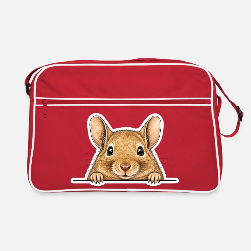 Peeking Degu Retro Bag
