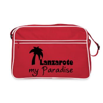 Lanzarote Paradise - Retro Bag - red/white - Front