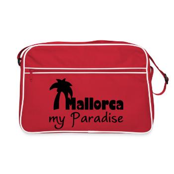 Mallorca Paradise - Retro Bag - red/white - Front
