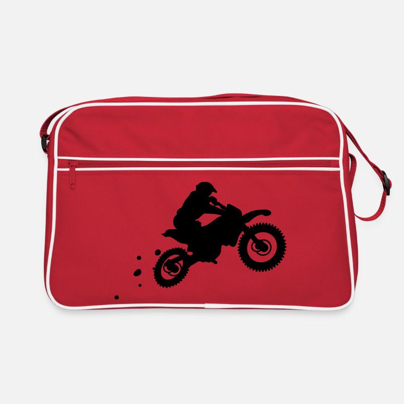 course de vélo de saleté Sac Retro