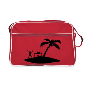 barbecue - Sac Retro - rouge/blanc - Devant