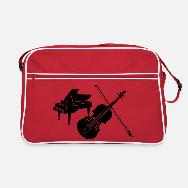 Piano and violin Retro Bag