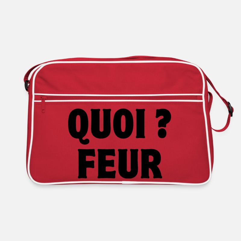 what, feur, expression Retro Bag