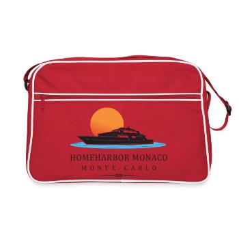 Port d’attache Monaco - Sac Retro - rouge/blanc - Devant
