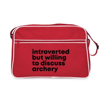 Archery Archery Archery - Retro Bag - red/white - Front