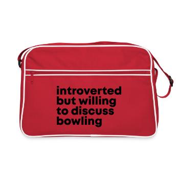Bowling Bowling Bowling - Sac Retro - rouge/blanc - Devant