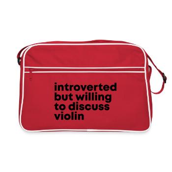 Violon Violon Violon - Sac Retro - rouge/blanc - Devant