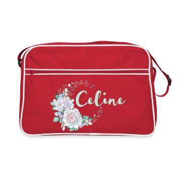 Pour Céline - Sac Retro - rouge/blanc - Devant
