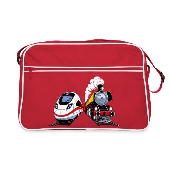 HEAD GEARS - Retro Bag - red/white - Front