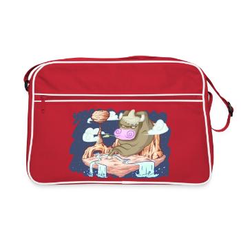 Mexiko - Retro Tasche - Rot/Weiß - Vorne
