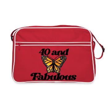 Monarch Ember Wing - Retro Bag - red/white - Front