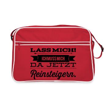 Laisse-moi faire, je dois m’y mettre - Sac Retro - rouge/blanc - Devant