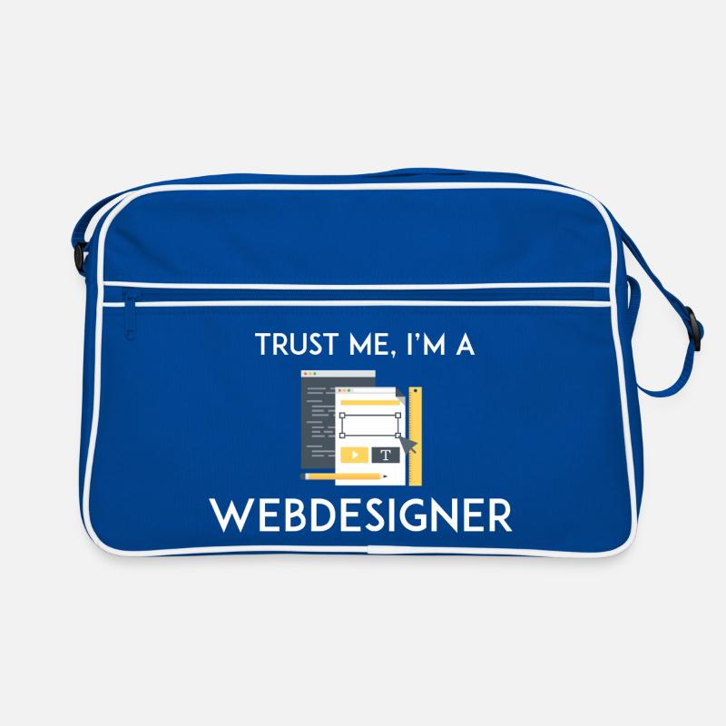 Trust Me I'm a Webdesigner Retro Bag