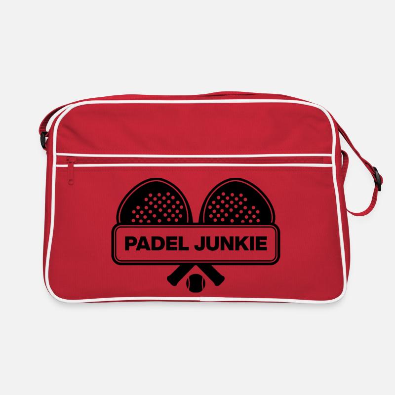 Padel Junkie, Racket Addict! Smash it Retro Bag