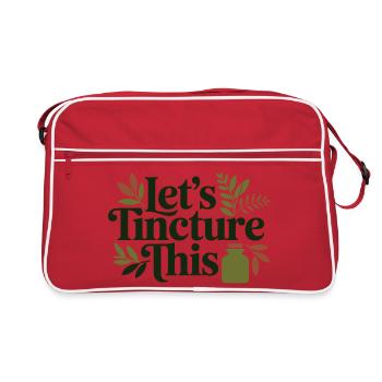 L’herboriste laisse la teinture de cette clinique professionnelle - Sac Retro - rouge/blanc - Devant