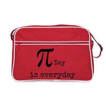 T-shirt geek maths - Sac Retro - rouge/blanc - Devant