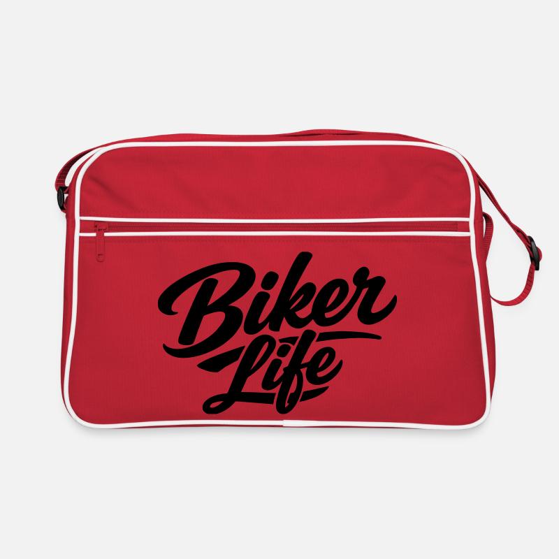biker life Retro Tasche