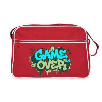 Game Over Graffiti Logo - Sac Retro - rouge/blanc - Devant