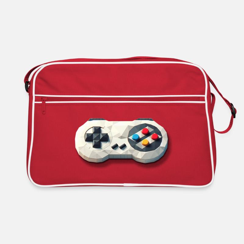 Retro Controller 16 Bit Gaming Nostalgie Retro Tasche