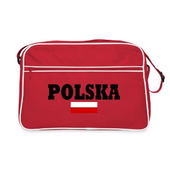 Polska - Sac Retro - rouge/blanc - Devant