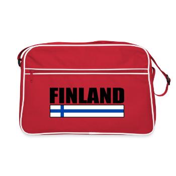 Finlande - Sac Retro - rouge/blanc - Devant