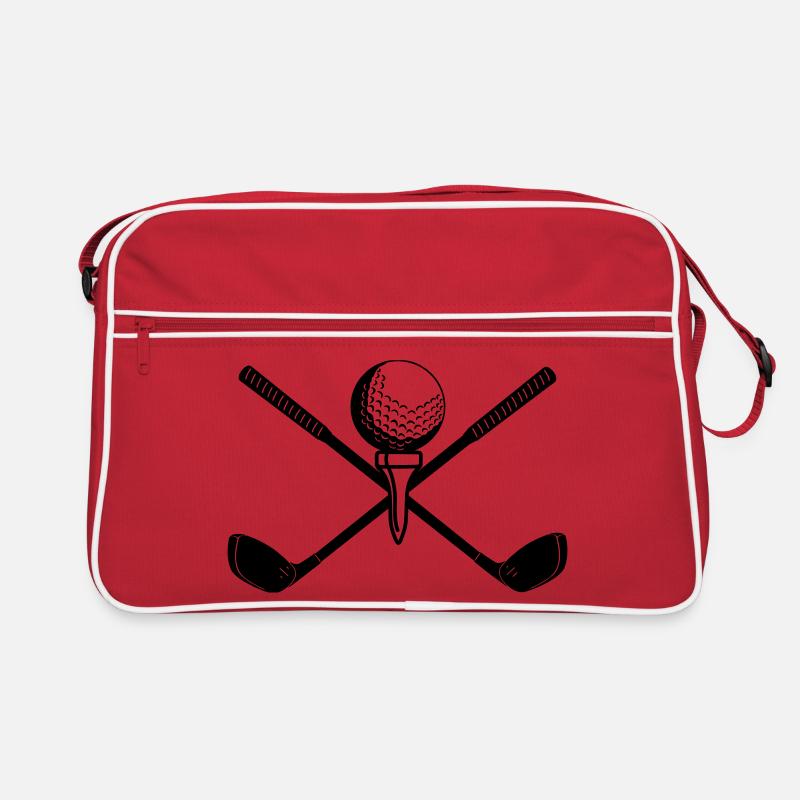Wave crossed sticks Retro Bag
