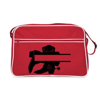 Logo Boots Store - Retro Bag - red/white - Front