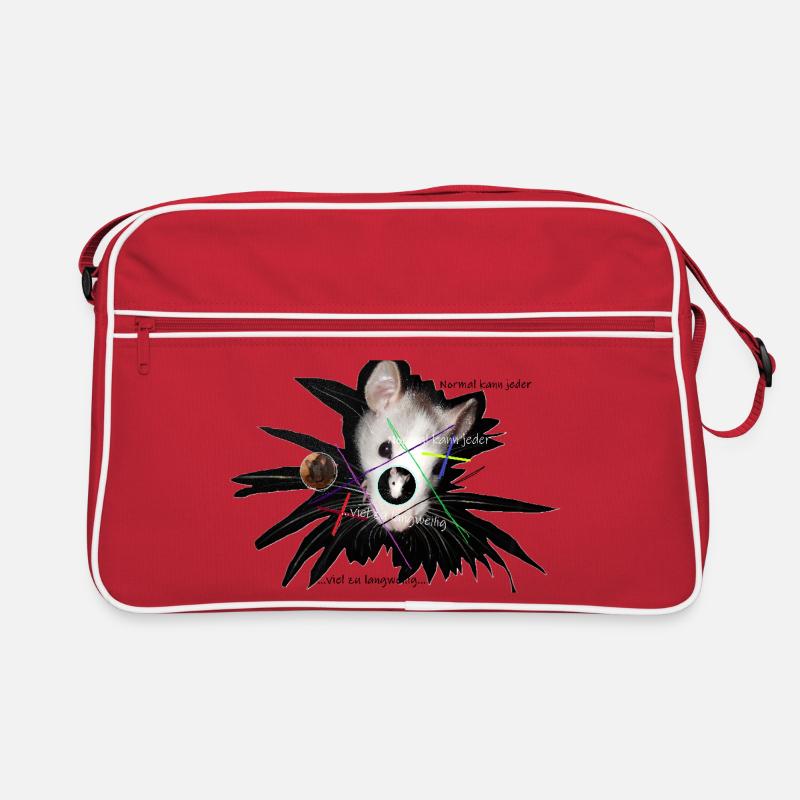 Ratte Tic Tac Toe Normal-Langweilig Retro Tasche