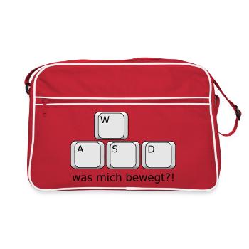 What Moves Me - Retro Bag - red/white - Front