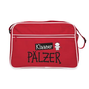 Klääner Pälzer Kinderdesign - Pfälzer Junge - Sac Retro - rouge/blanc - Devant