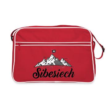 Sibesiech - cool guy - Retro Bag - red/white - Front