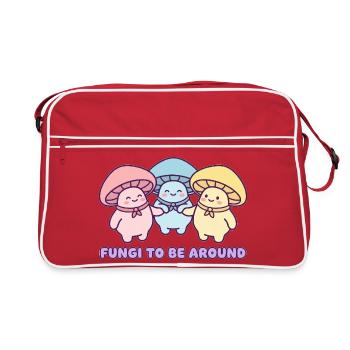 Pastel Fungi Trio : Un plaisir d’être avec lui - Sac Retro - rouge/blanc - Devant
