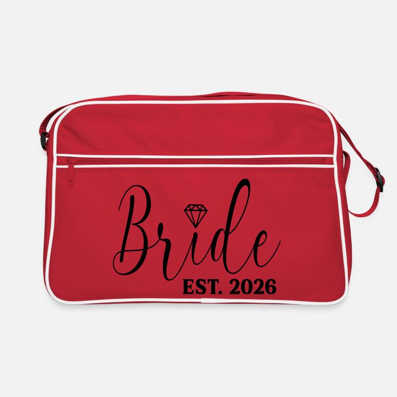 Mariage de mariée 2026 Sac Retro